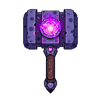 enchanted war hammer void enchantment dark head shadow