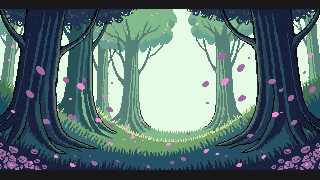 mystic forest parallax layer 6 close foreground vines