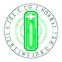 cyberpunk neon health bar ui element green lime glow