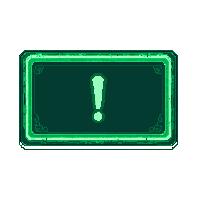 cyberpunk neon notification banner ui element green lime