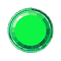 cyberpunk neon skill button ui element green lime glow