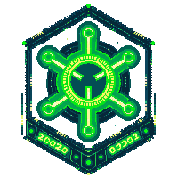 cyberpunk neon stamina bar ui element green lime glow