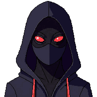 portrait bust shadow assassin masked dark hood piercing eyes