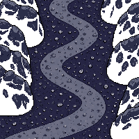 shadowlands corrupted gravel path dark scattered pebbles