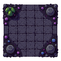 shadowlands corrupted soil tile dark earth pulsing veins