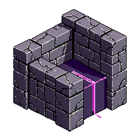 shadowlands corrupted stone wall cracked dark energy