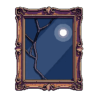 shadowlands cursed mirror cracked dark reflection swirling