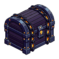 shadowlands dark treasure chest ominous black locked