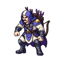 starter hero ranger bow cloak nature death falling