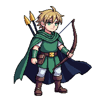 starter hero ranger bow cloak nature special rain arrows