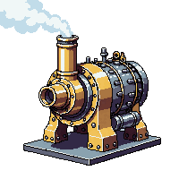 steampunk machinery exhaust vent pristine new brass grate