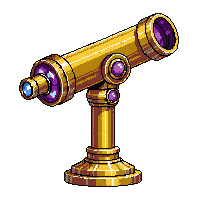 steampunk machinery telescope mount gold plated luxurious