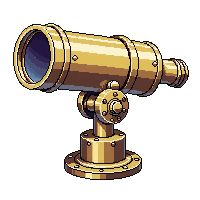 steampunk machinery telescope mount pristine new brass tube