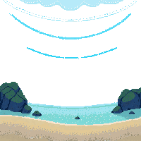 underwater kingdom sandy bottom rippled tile wave pattern