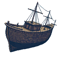 underwater kingdom sunken ship cannon rusty iron barnacled