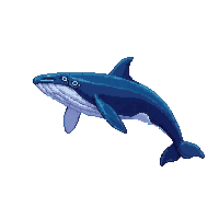 underwater kingdom whale distant large blue majestic