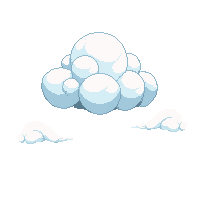cloud tree white fluffy soft floating sky