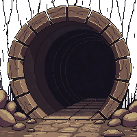 log hollow tunnel opening dark inside brown