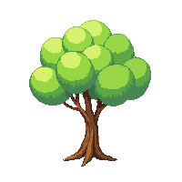 spring tree new buds small green fresh growth