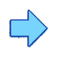 arrow left blue solid triangle pointer