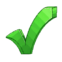 checkmark green thick bold check