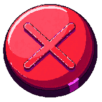 close button red x circular