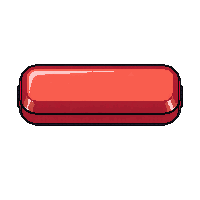 long red button rectangular wide