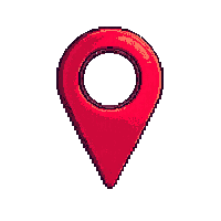 map pin red teardrop location marker