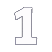 number one pixel font white bold