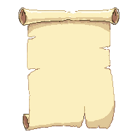 scroll banner beige parchment unfurled