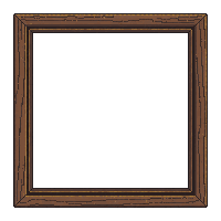 square wooden frame brown border