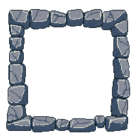 stone frame gray carved border thick