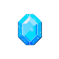 gem icon blue