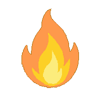 ui icon flame hot trending fire