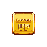 ui popup level up golden badge number