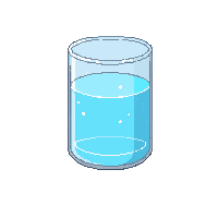 ui thirst bar light blue water fill