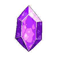 crystal shard purple fragment crafting material glow
