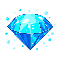 gem diamond blue premium currency sparkle valuable