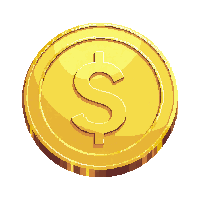 gold coin spinning shiny monetary currency round