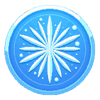 ice skill icon snowflake blue circular ability frame
