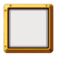 inventory slot square golden border empty highlight
