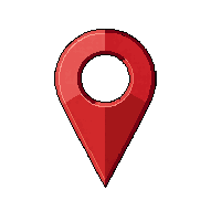 map marker pin red location point drop shadow
