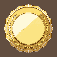 Medal Badge Bronze Silver Gold Tier Reward — free pixel art sprite from the Ui Pro collection, transparent PNG