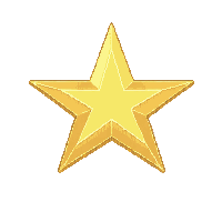 notification banner top screen alert golden star