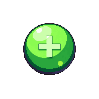 plus button add green circular increment small