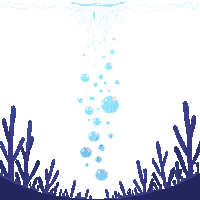 Underwater Bubble Trail Rising Effect Animation — free pixel art sprite from Underwater