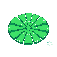 underwater lily pad surface floating green
