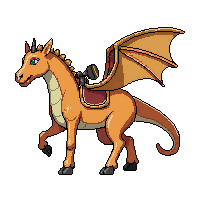 Dragon Mount Saddle — free pixel art sprite from Vehicle Sprites