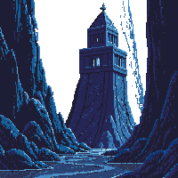 obsidian fortress dark glass walls imposing