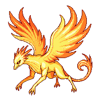 phoenix bird reborn fire golden rising